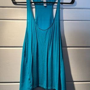 Super cute sheer back tank!